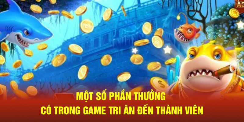 Một số phần thưởng có trong game tri ân đến thành viên