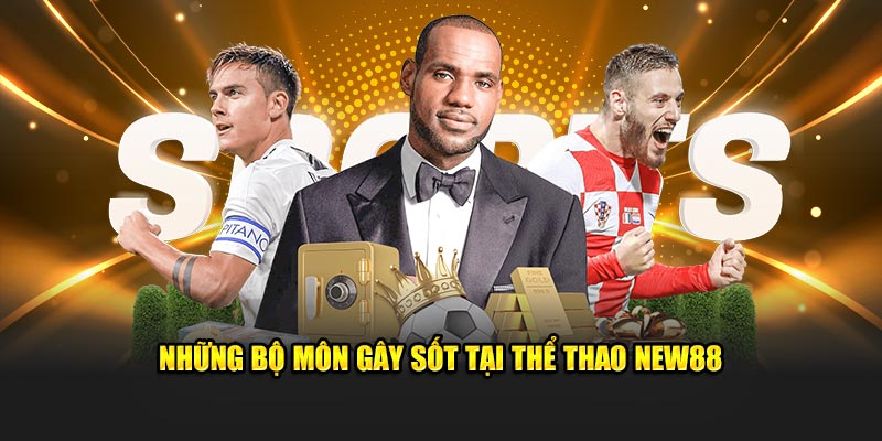 Những bộ môn gây sốt tại thể thao New88